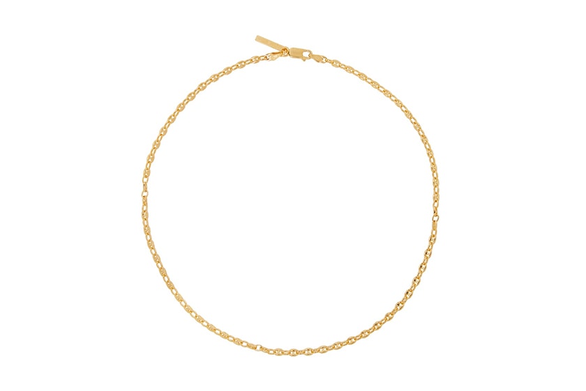 2020 fw Jewelry Gold Earring Necklace Ring SSENSE