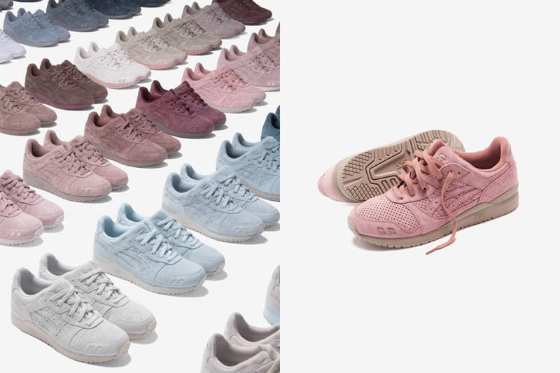 ascis kith GEL-Lyte III sneakers 30 anniversary colors