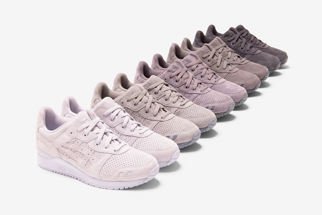 ascis kith GEL-Lyte III sneakers 30 anniversary colors