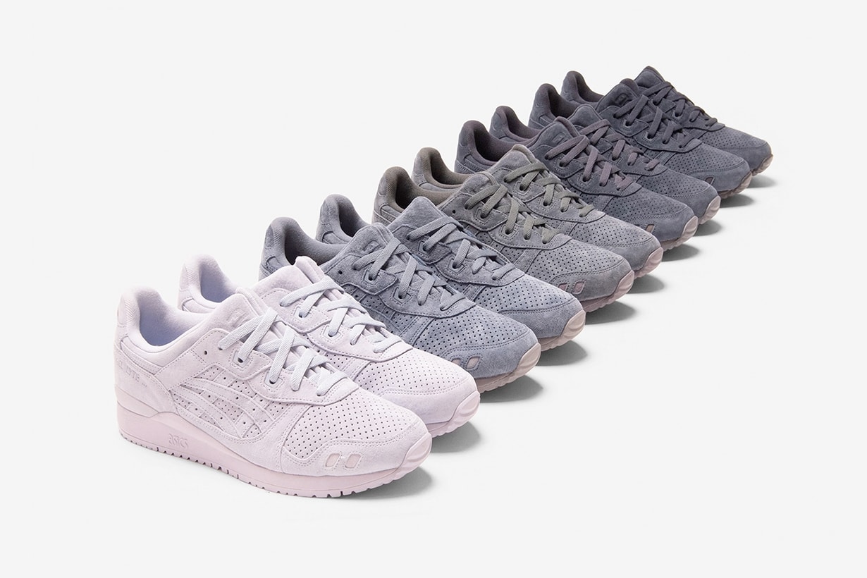 ascis kith GEL-Lyte III sneakers 30 anniversary colors