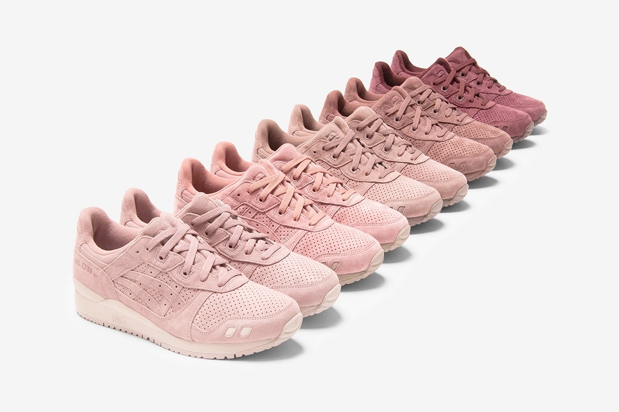 ascis kith GEL-Lyte III sneakers 30 anniversary colors