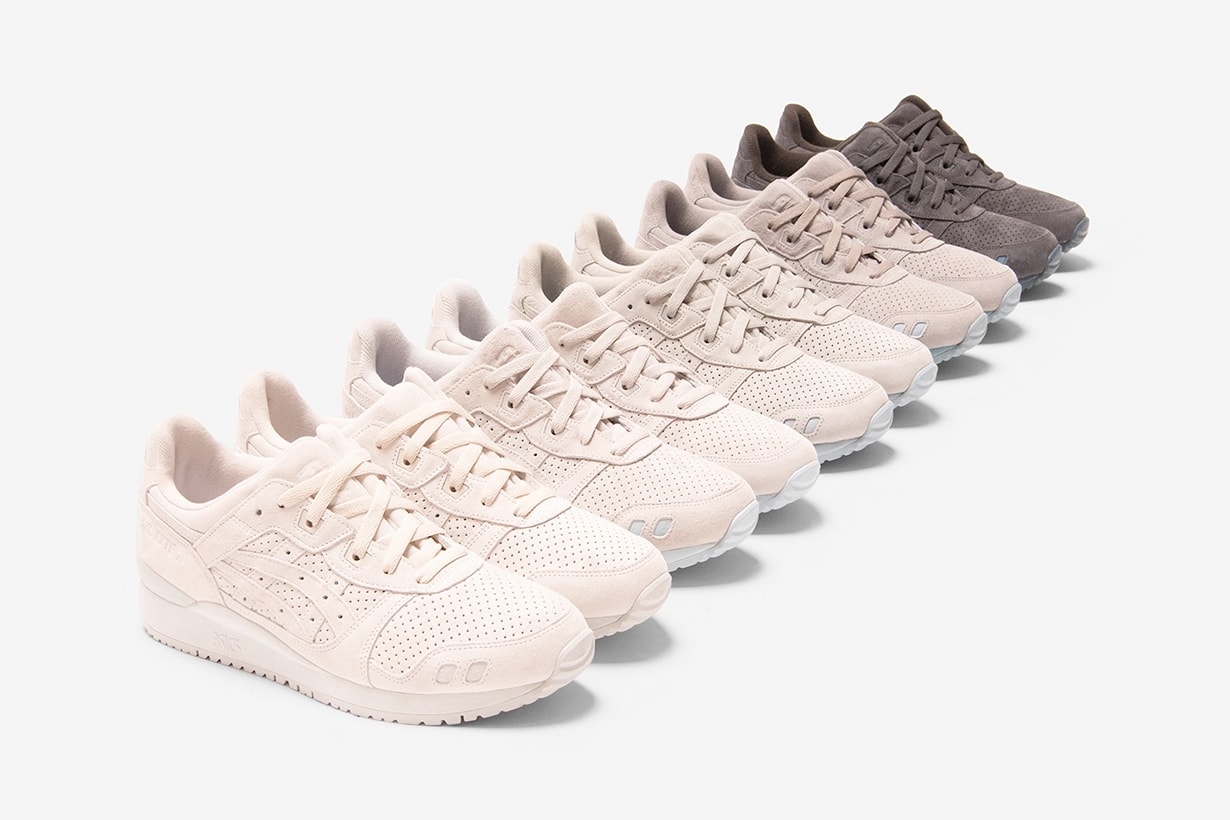 ascis kith GEL-Lyte III sneakers 30 anniversary colors