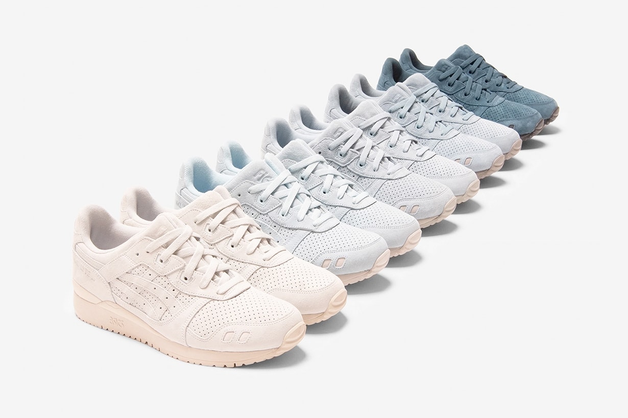 ascis kith GEL-Lyte III sneakers 30 anniversary colors