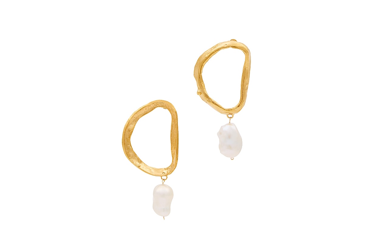 ALIGHIERI Dantes Shadow 24kt gold-plated earrings