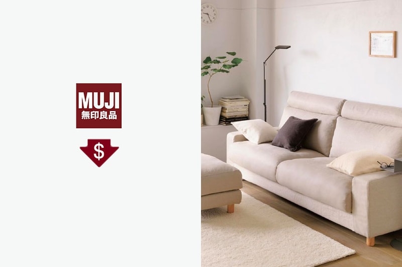 MUJI taiwan price decrease lower 2020