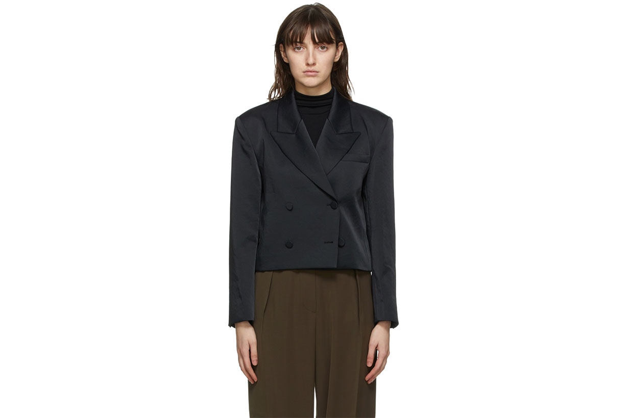 Black Roder Cropped Blazer