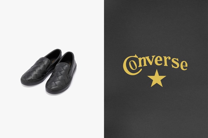 Converse 這雙皮革編織懶人鞋剛推出,一秒被粉絲們稱是平價版 BV!