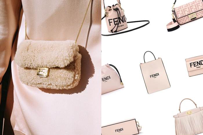 美得冒泡:Fendi 一次登場 10+ 全新手袋,絕美清雅脫俗的粉色系!