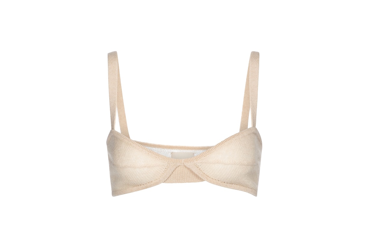 Khaite x Mytheresa knit bralettes tulle dresses online shopping