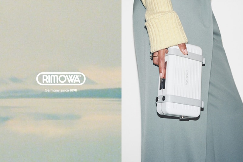 rimowa personal case bag clutch black white desert rose cactus release