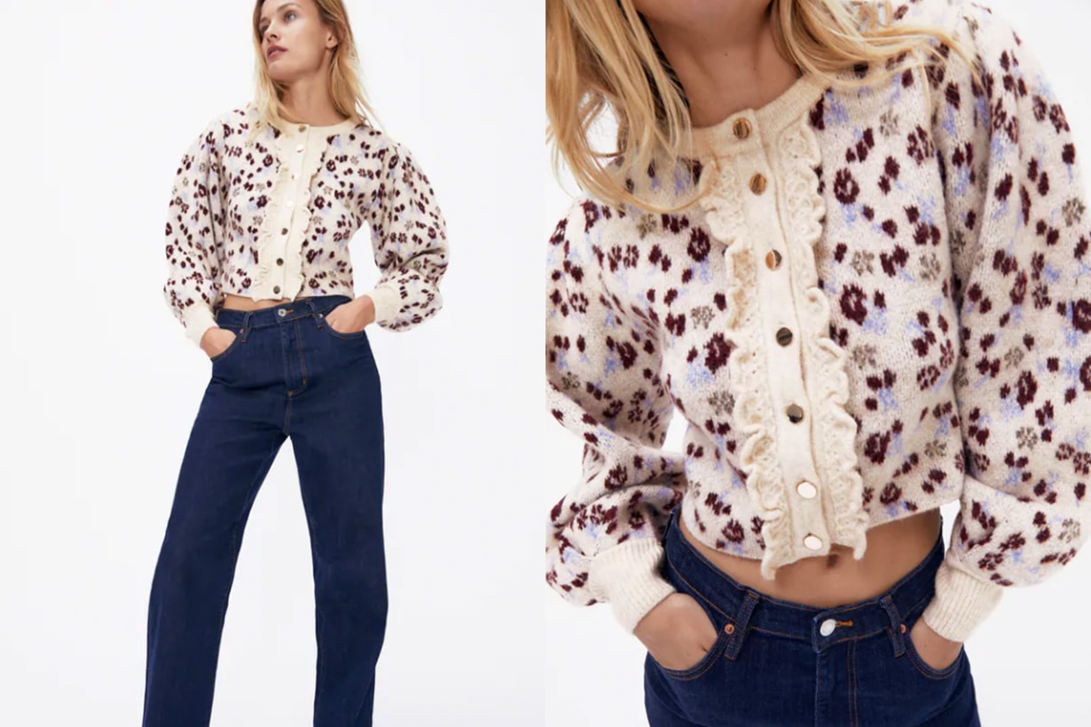 JACQUARD KNIT CARDIGAN
