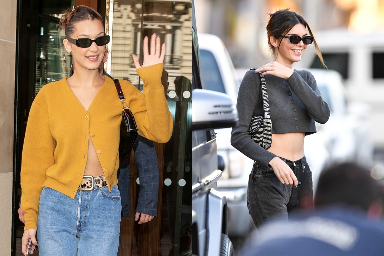 2020 fall winter fashion trends knitted cardigan styling tips fashion items super models Hailey Baldwin Bella Hadid Kendall Jenner Kaia Gerber