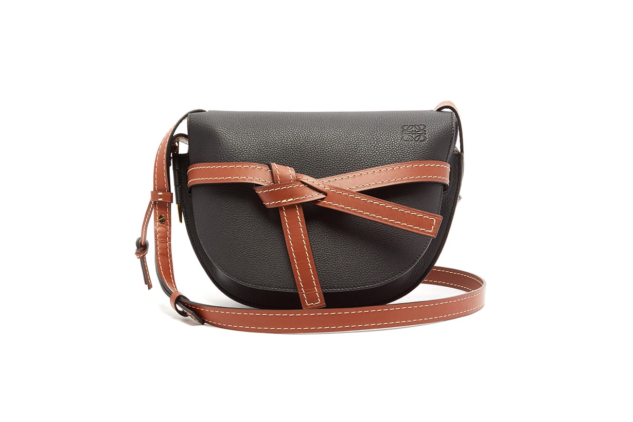 LOEWE Gate small grained-leather cross-body bag