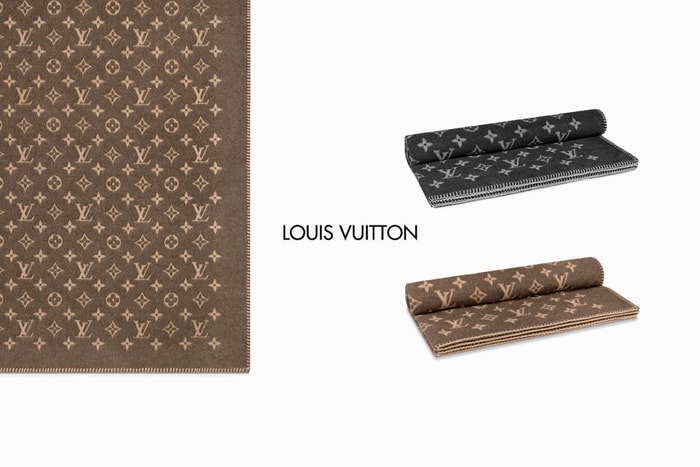 再奢華都比不過它,Louis Vuitton 推出 Monogram 毛毯!