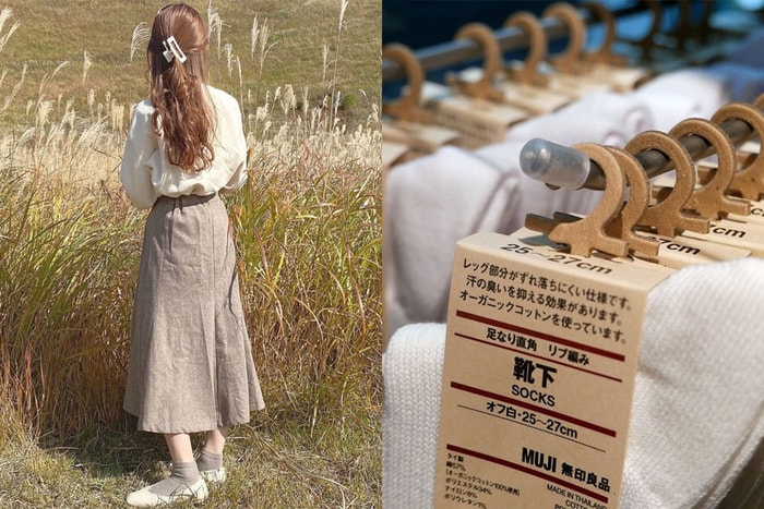 MUJI 這款不一般的襪子，日本時尚女生都直接包色！