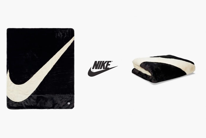 到處缺貨：Nike 推出 Swoosh Logo 毛毯，冬天最療癒的居家小物！