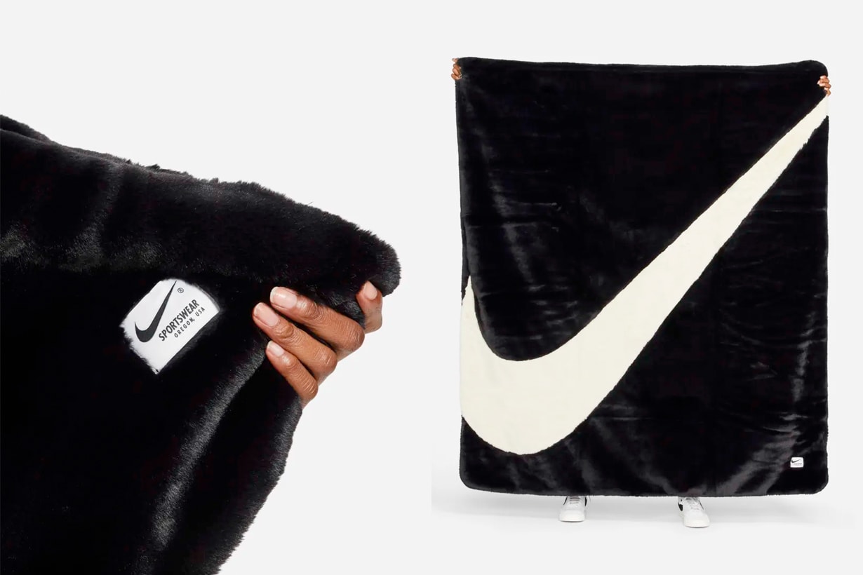 nike blanket sportswear Plush Faux Fur where buy winter essentials