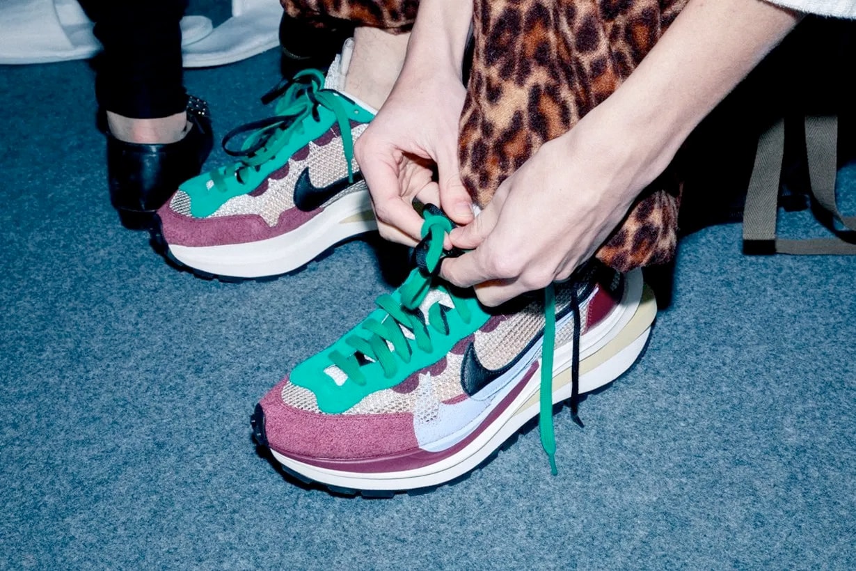 sacai nike vaporwaffle purple green december 2020 when release