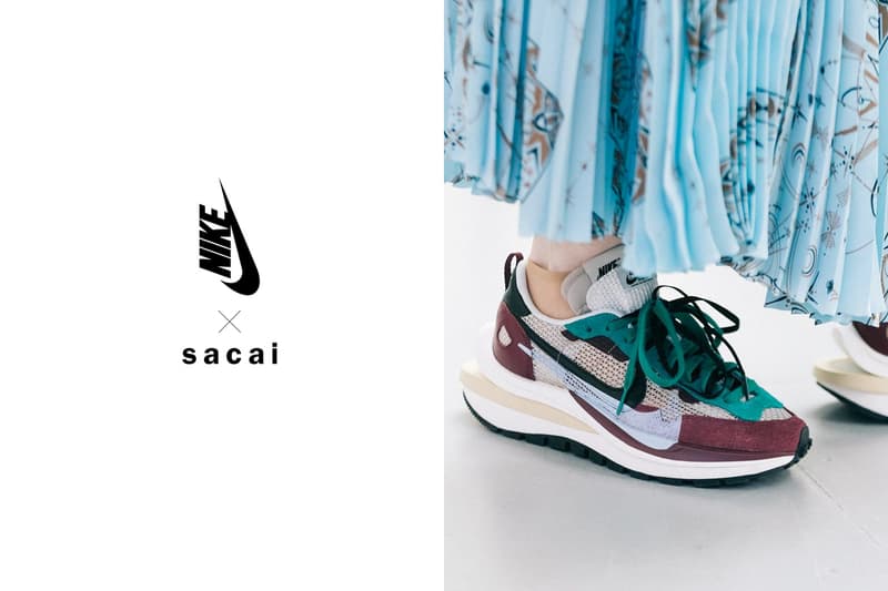 sacai nike vaporwaffle purple green december 2020 when release