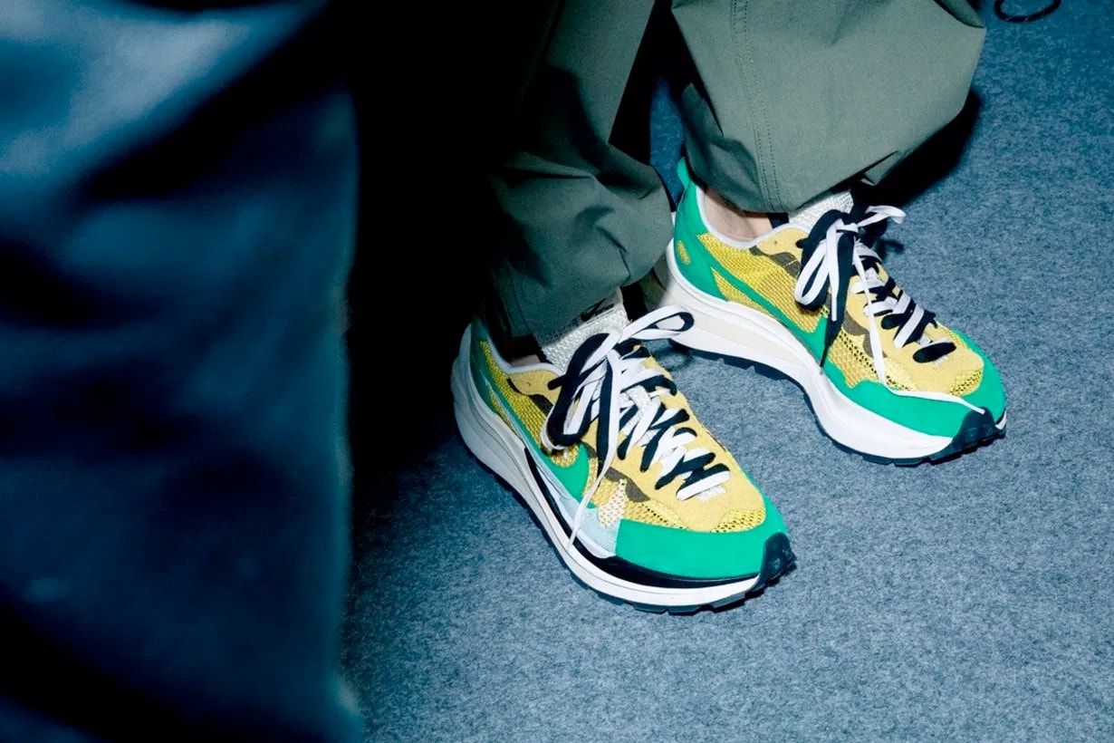 sacai nike vaporwaffle purple green december 2020 when release