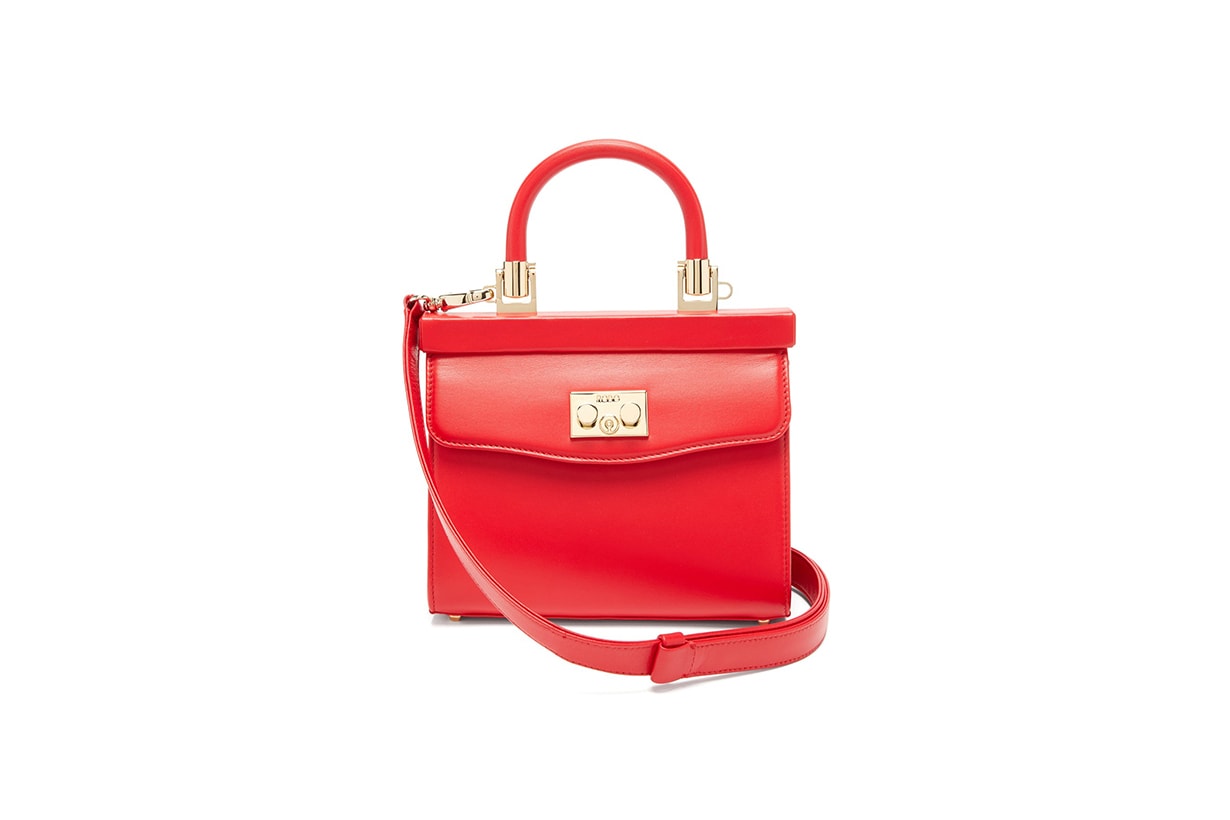 Paris small leather handbag