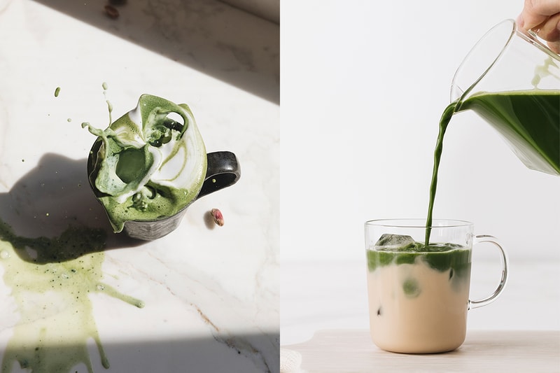 Vegan Milk, Latte, Matcha