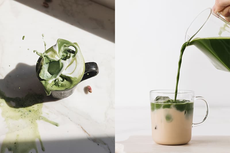 Vegan Milk, Latte, Matcha