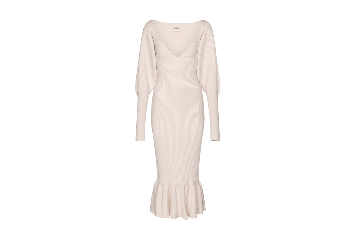 Khaite x Mytheresa knit bralettes tulle dresses online shopping