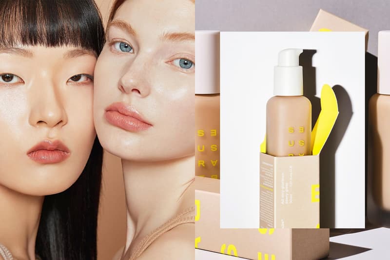 Sure Base Korean Cosmetics Brand Makeup Foundation Glad Glow Foundation Nudy Steady Foundation Vegan Brand Clean Beauty