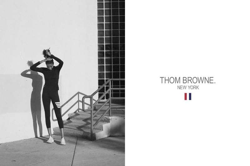 thom browne activewear first collection 2020 online release