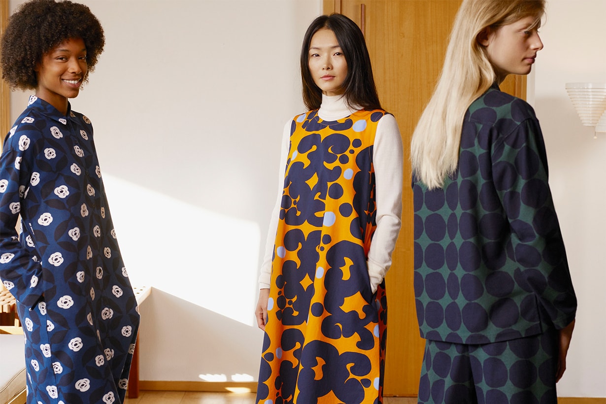 Models Wearing UNIQLO x Marimekko