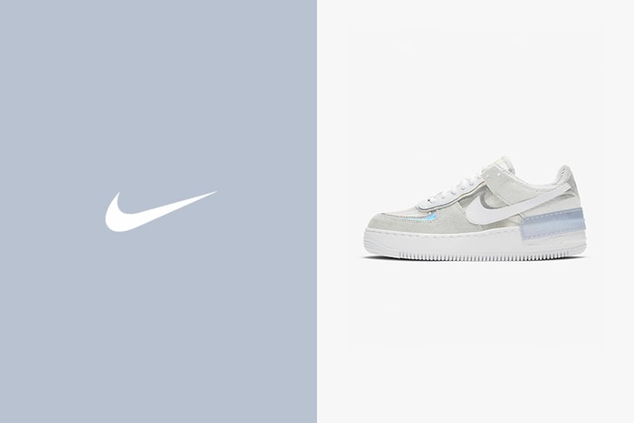半透明鞋面+溫柔灰色!Nike 這雙 Air Force 1 讓時髦女生都忍不住心動!