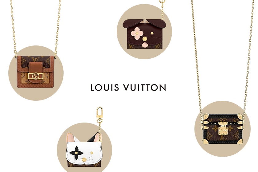 Louis Vuitton Apple AirPods Trunk Case Necklace