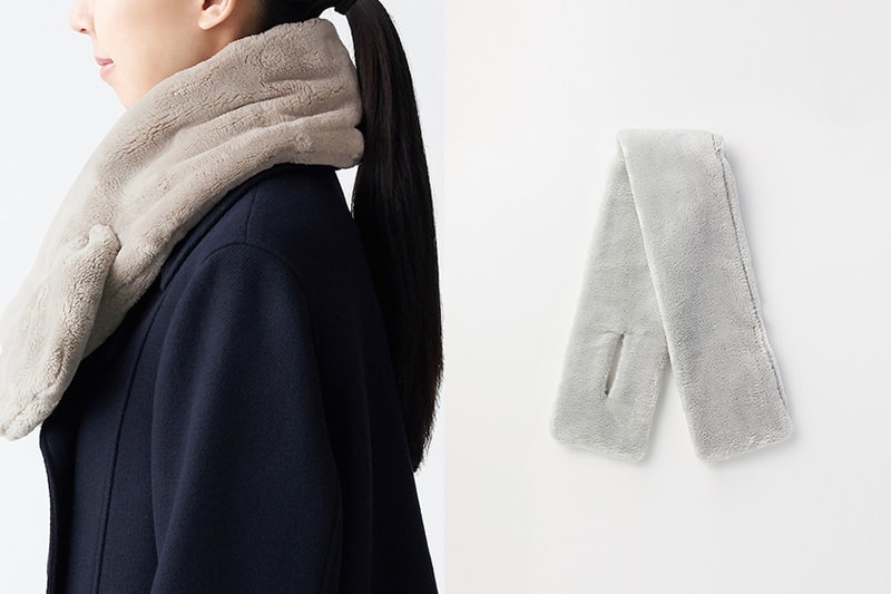 MUJI fleece scarf