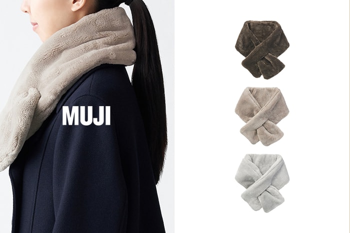 引起日本網民關注:MUJI 這款毛絨圍巾簡約又保暖,一上架迅速售完!