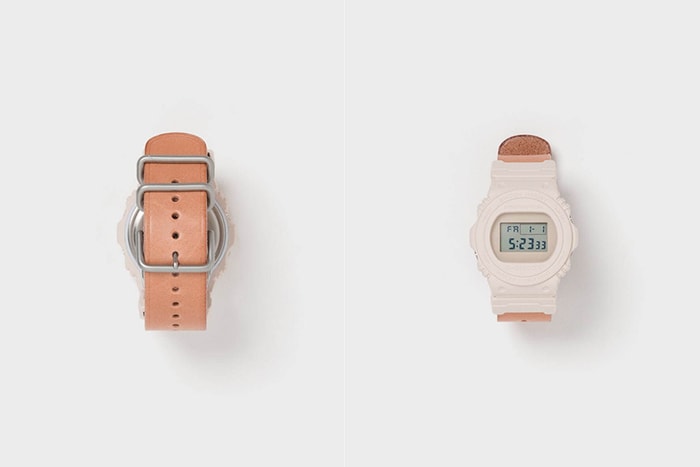 顛覆印象的淡雅裸色調:質感皮具品牌 Hender Scheme 與 G-Shock 聯手設計!