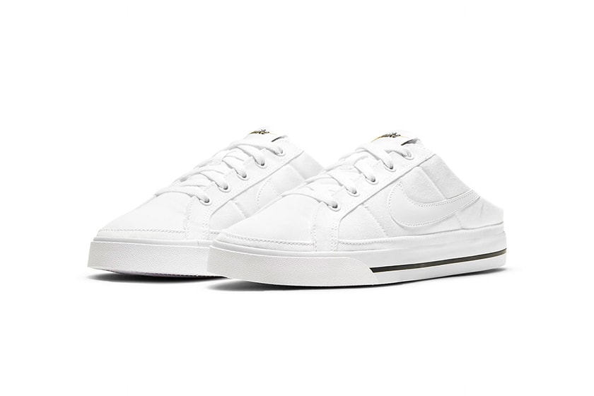 NikeCourt Legacy Mule Black White Mules