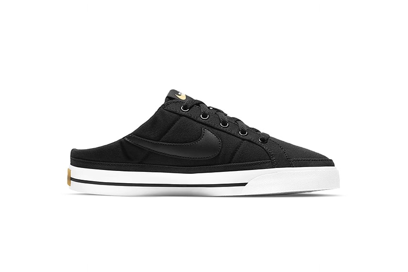 NikeCourt Legacy Mule Black White Mules