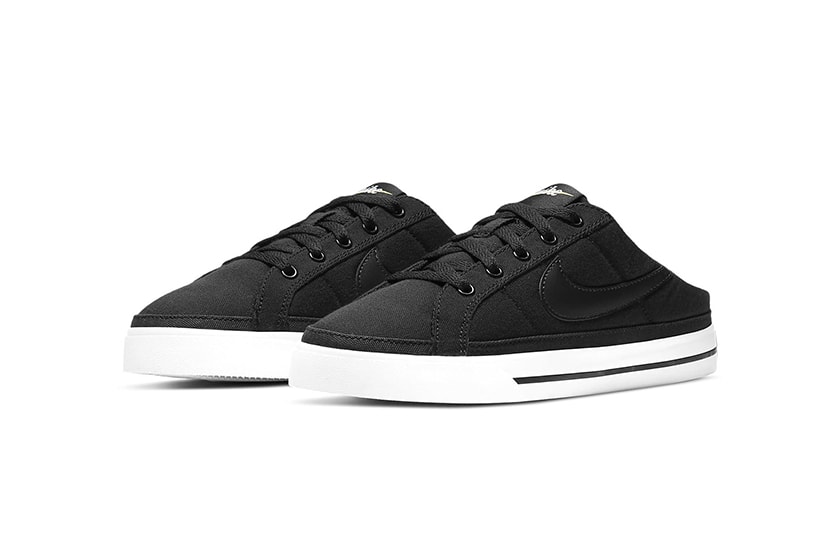 NikeCourt Legacy Mule Black White Mules