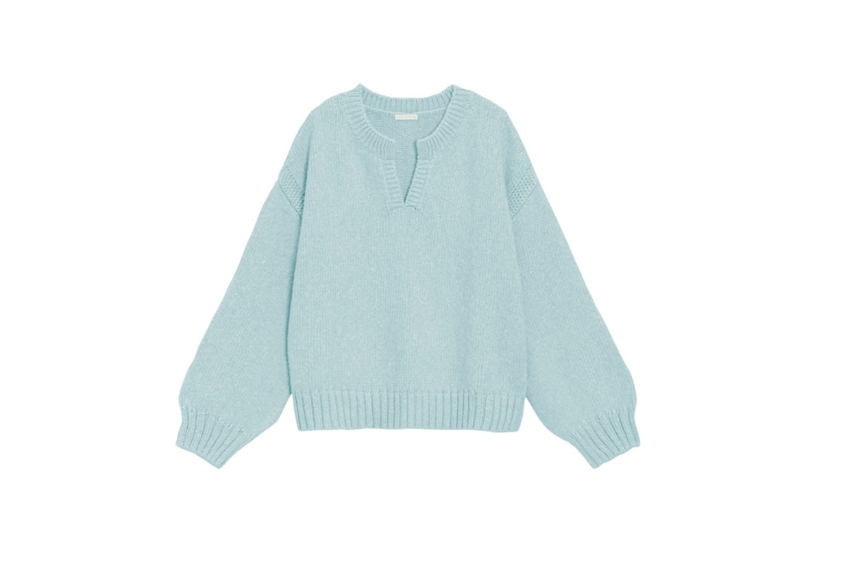 GU Melange key neck sweater 2020 fw instagram fashion
