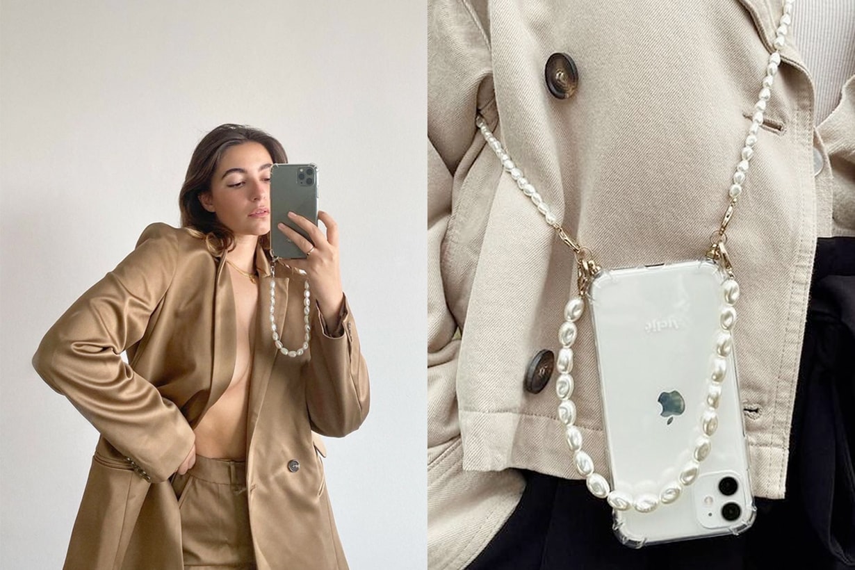 Ateljé crossbody phone case pearl instagram Yara Michels