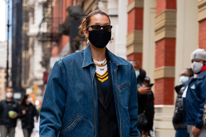 跟 Bella Hadid 學冬日層次穿搭:她將男裝與白襪都襯得如此好看!