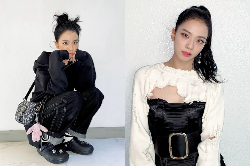 BLACKPINK Jisoo Rose Jennie Lisa Snowdrop Coffee Truck Dior Soft Saddle Bag Dior Men Korean idols celebrities singers girl bands actresses