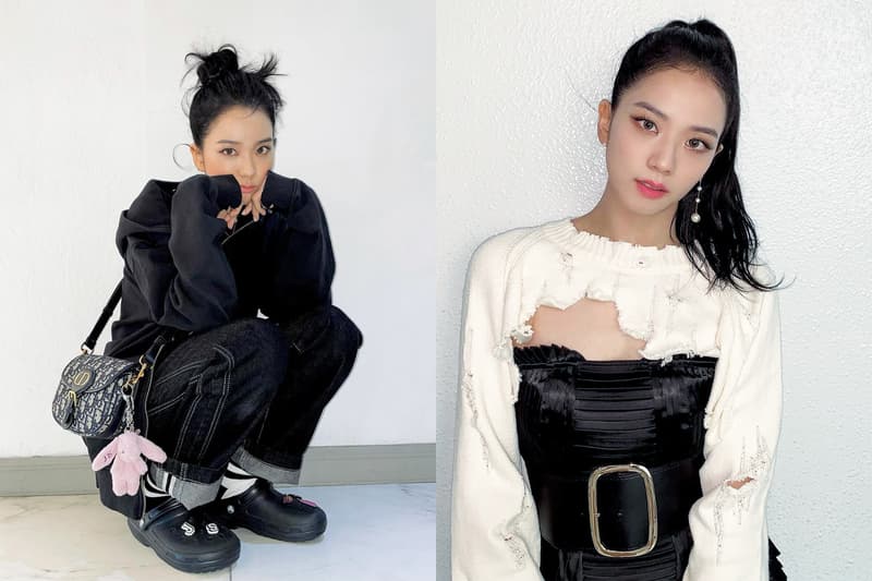 BLACKPINK Jisoo Rose Jennie Lisa Snowdrop Coffee Truck Dior Soft Saddle Bag Dior Men Korean idols celebrities singers girl bands actresses