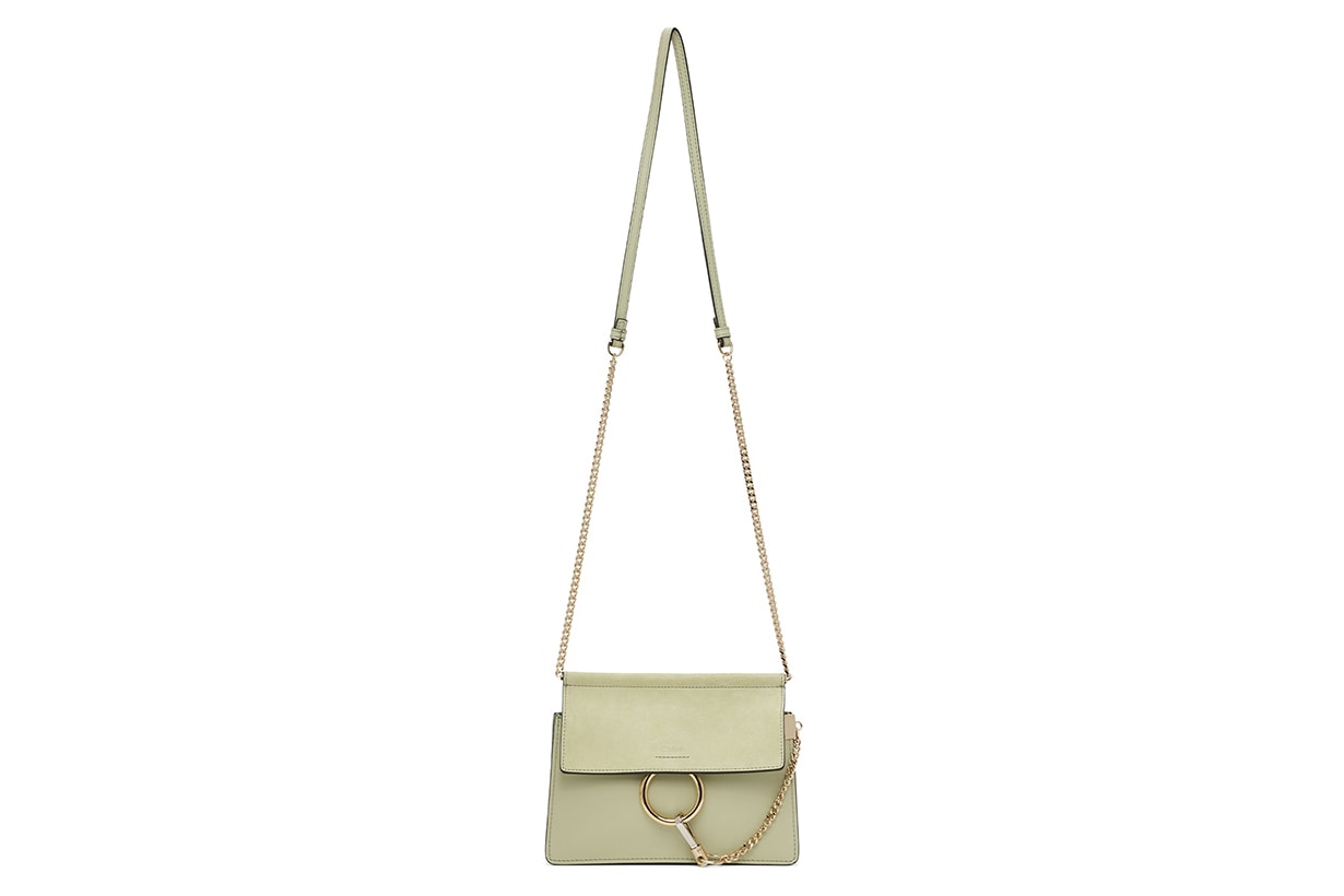 CHLOÉ Green Mini Faye Bag
