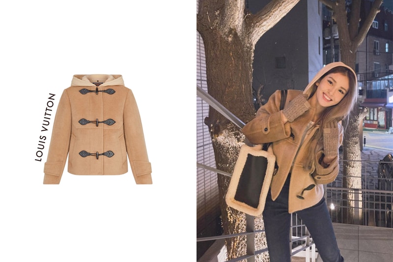 louis vuitton somi pea coat winter monogram