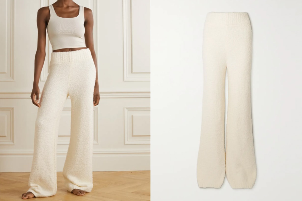Cozy Knit bouclé pants