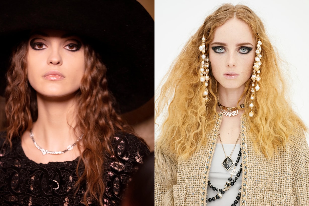 chanel Métiers d'art 20/21 hairstyle curly hair inspiration