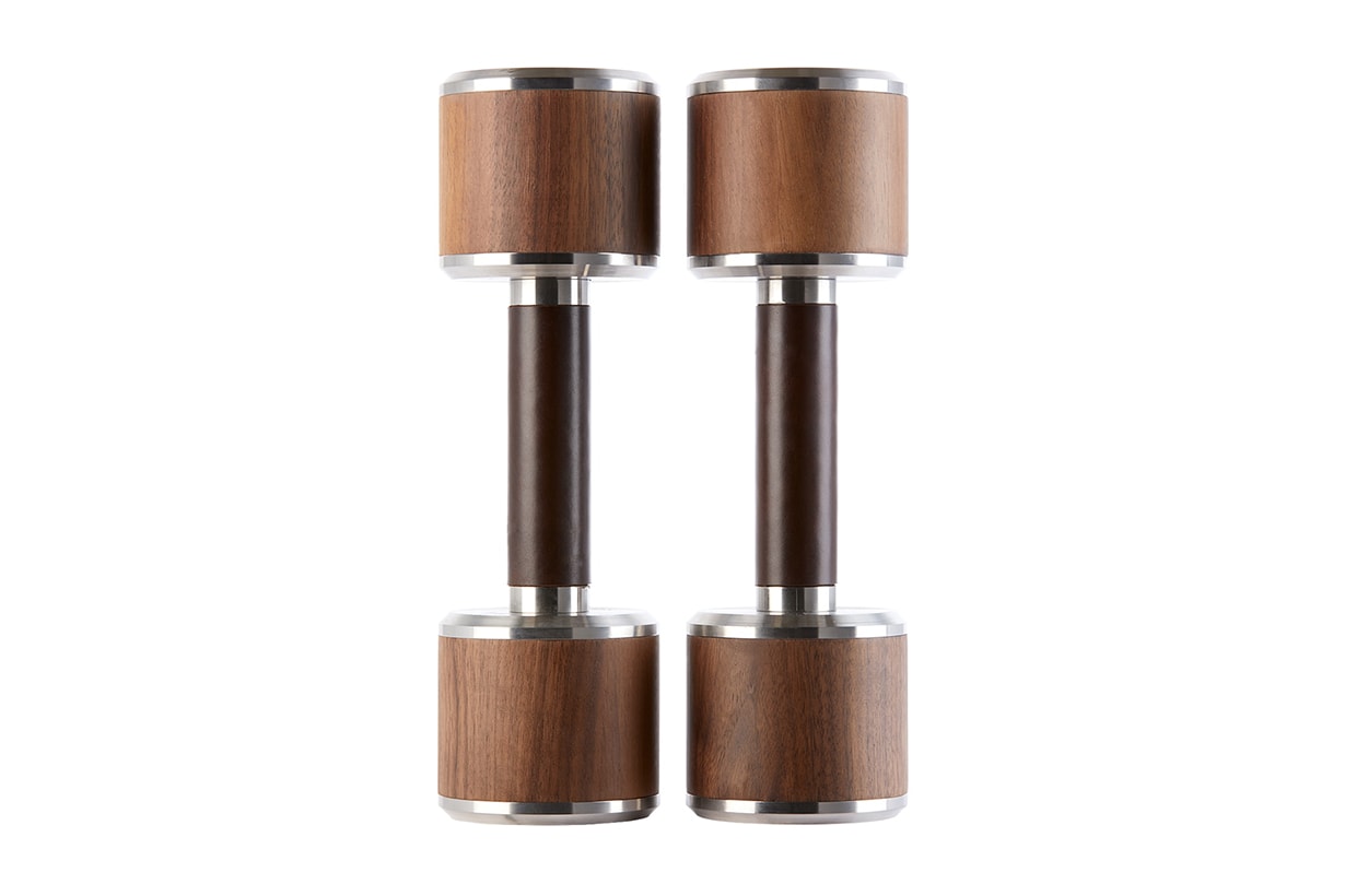 FYSIK Brown & Silver Mai Dumbbell Set, 4.5 kg