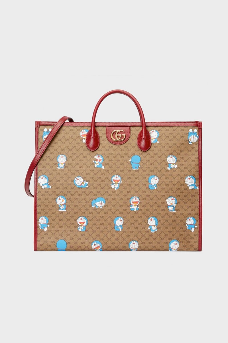 Gucci Doraemon handbags where buy when GG Supreme Epilogue